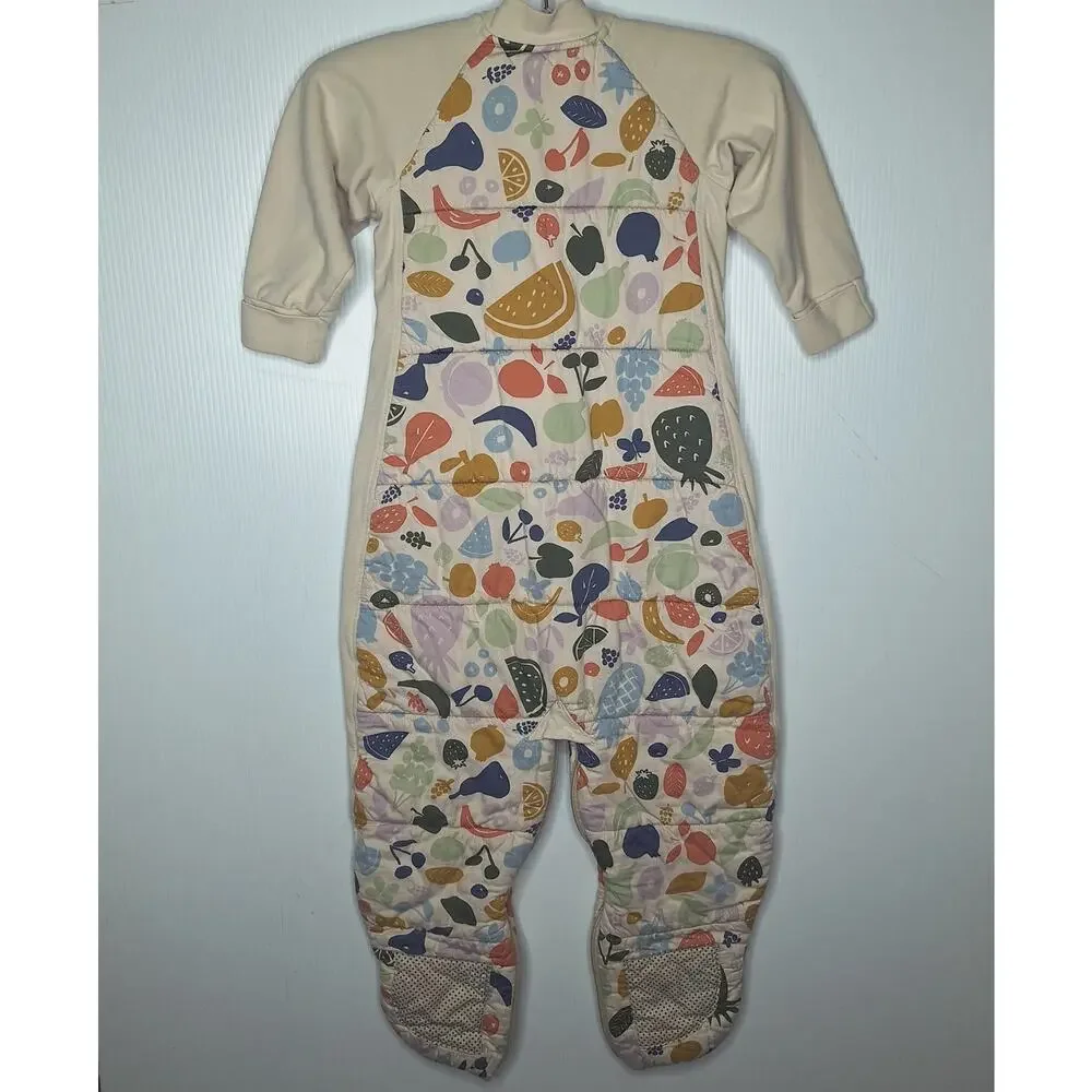 ErgoPouch Australia Sleep Suit Sack 2-4 years Toddler TOG 3.5 Fruit Salad Print